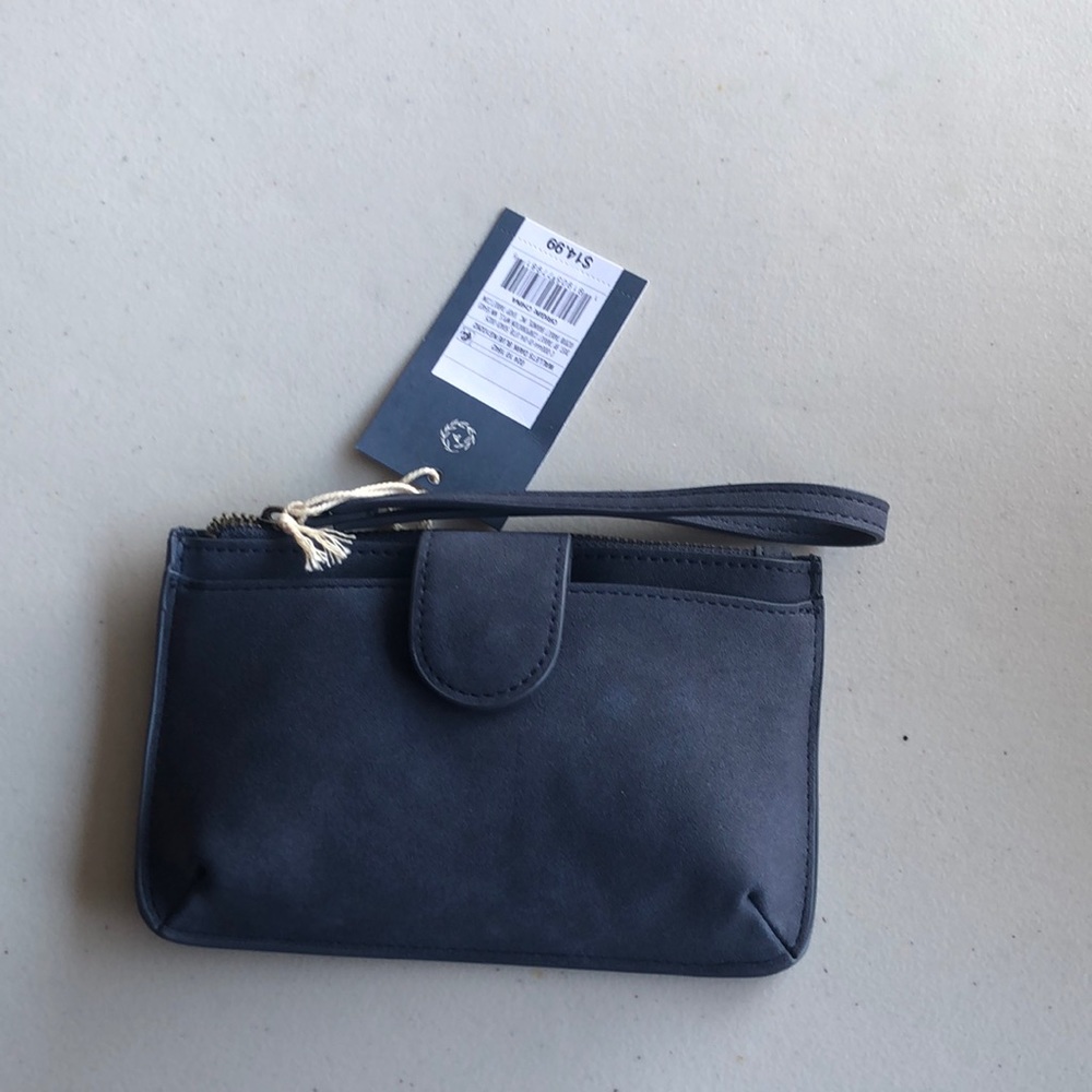 Small navy blue wallet